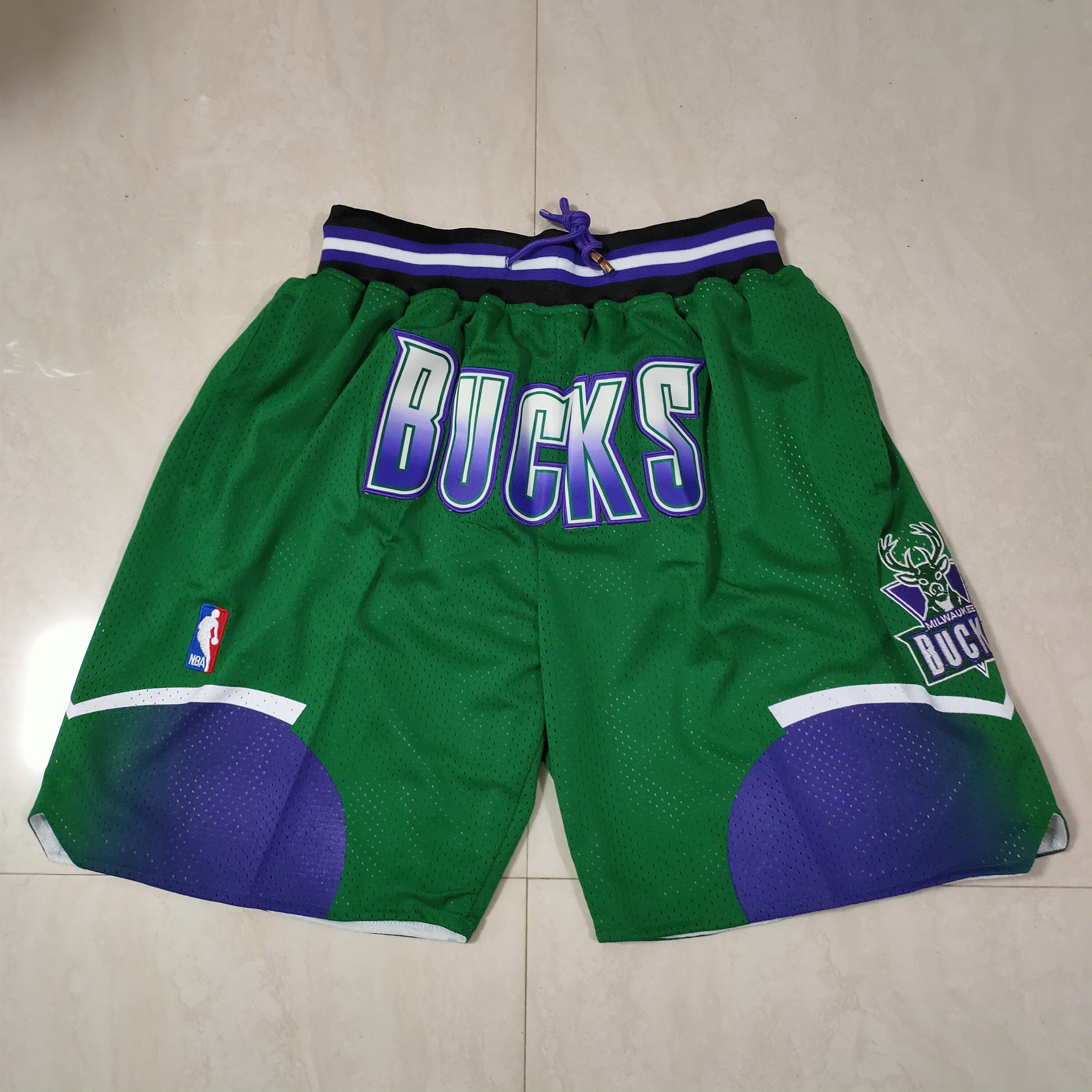 Men NBA 2021 Milwaukee Bucks Green Shorts->milwaukee bucks->NBA Jersey